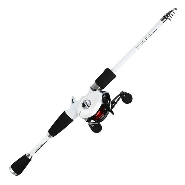 Carbon Fishing Rod Lightweight Spinning Telescopic Rock Pole Pesca (1.8m)