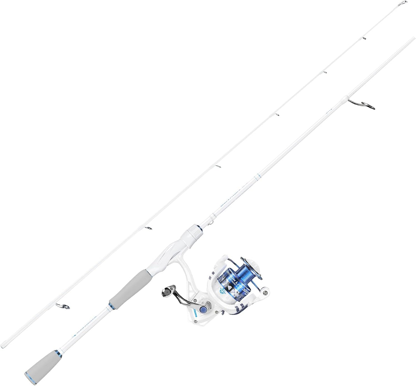 Centron Lite Fishing Rod and Reel Combo, IM6 Graphite 2Pc Blanks, Stainless Steel Guides with Ceramic Rings, Contoured EVA Handles & Fighting Butt, Split or Full Rear Handle Design, 13 Models