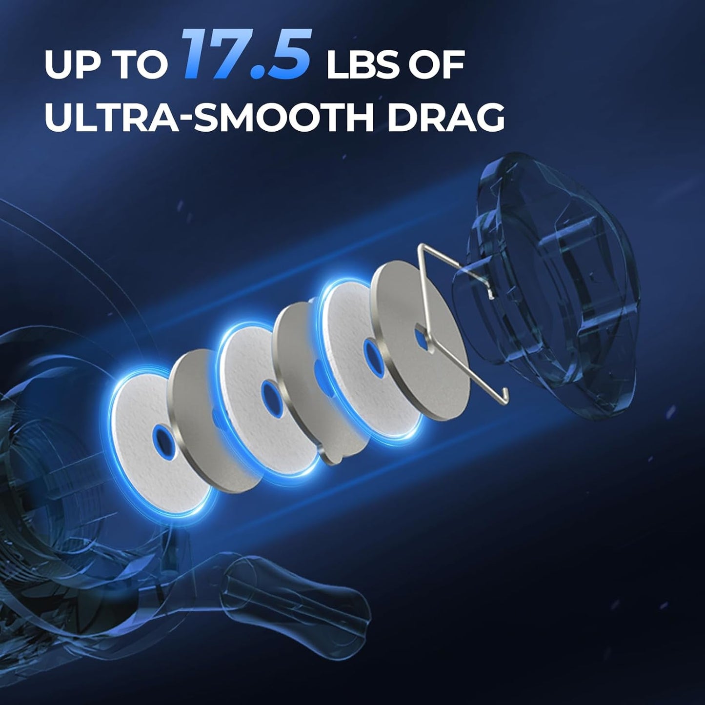 Centron Lite Fishing Rod and Reel Combo, IM6 Graphite 2Pc Blanks, Stainless Steel Guides with Ceramic Rings, Contoured EVA Handles & Fighting Butt, Split or Full Rear Handle Design, 13 Models